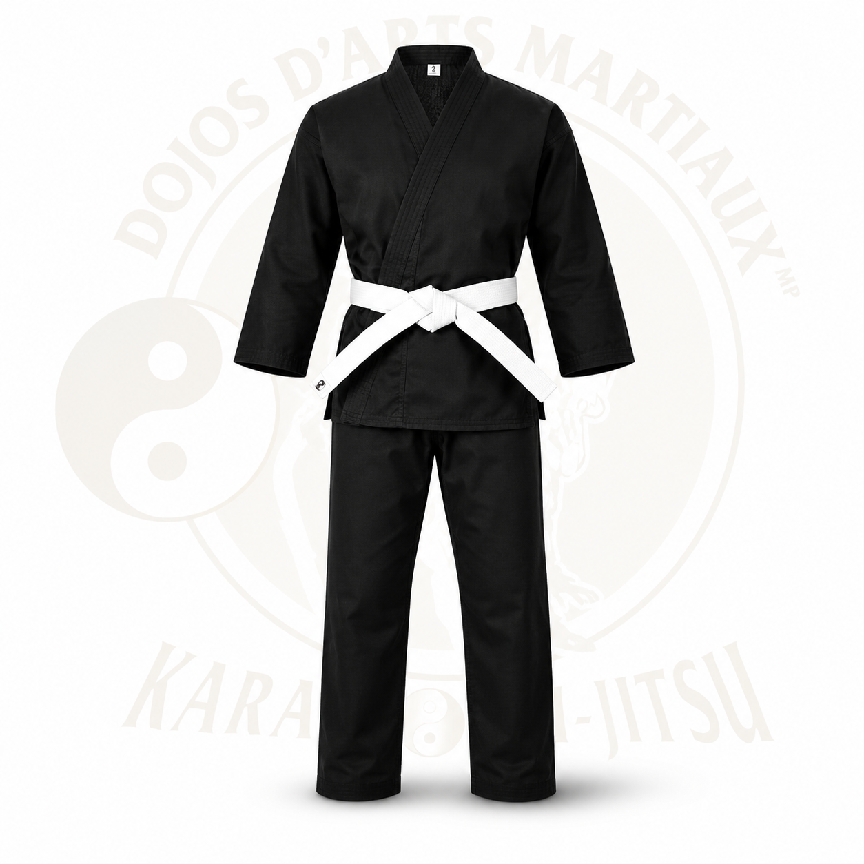 Kimono Noir Économique  | Dojos d'Arts Martiaux